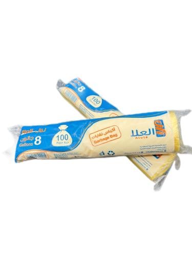 العلا اكياس نفايات 8 جالون - 100 حبة