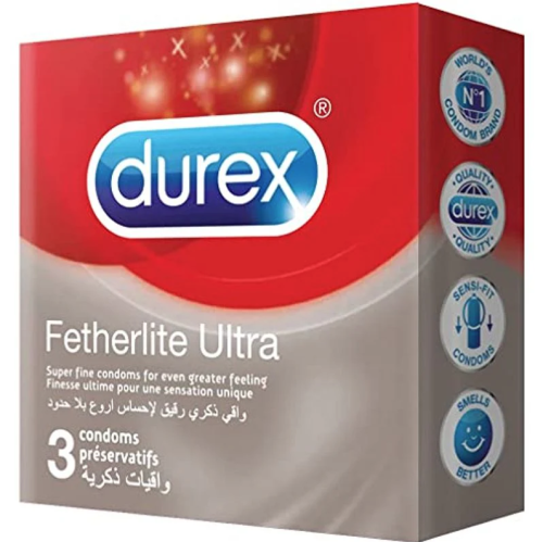 ديروكس واقي ذكري رقيق لإحساس اروع بلا حدود - 3 حبة