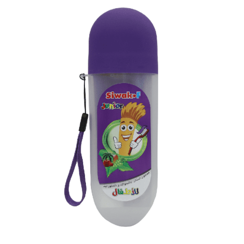 سواك اف معجون و فرشاة اسنان للاطفال حقيبة الفاكهه...