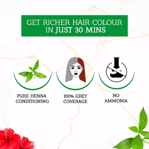 فاتيكا حناء للشعر اسود مزرق حناء وتوت - 60 جرام