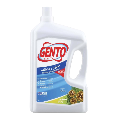  جنتو منظف ومطهر الارضيات صنوبر- 3 لتر