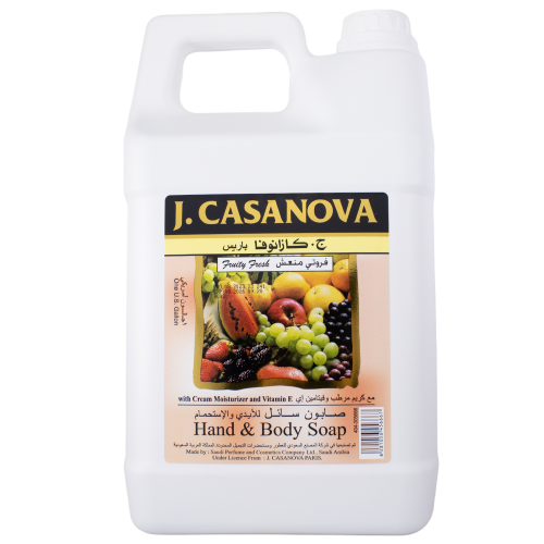 كازنوفا صابون سائل لليدين والاستحمام فروتي المنعش...