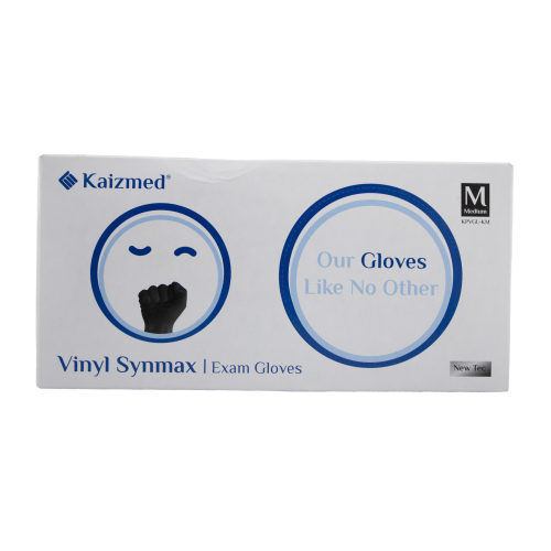 قفازات يد اسود مديم - 100 حبة