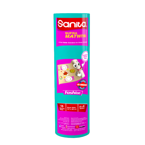 سانيتا سفرة مطوية فاشن 107*85 - 15 مفرش
