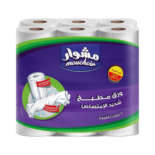 مشوار مناديل مطبخ رول - 6x4 رول