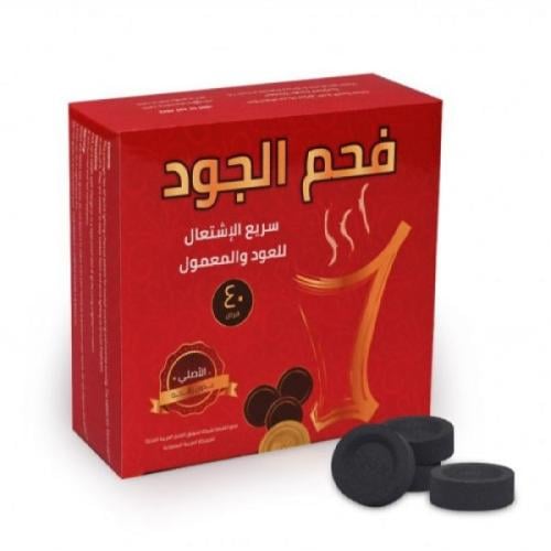 الجود فحم للبخور 80 قرص مقاس 33