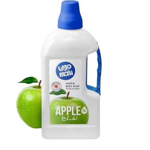 موبي صابون سائل لليدين تفاح - 3 لتر