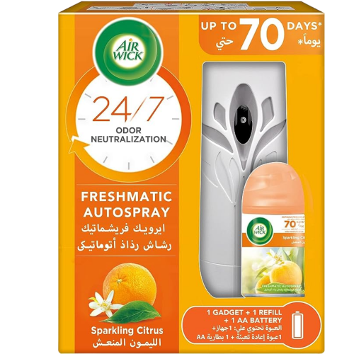 ايرويك مرشات تلقائية معطر جو برائحة الليمون المنعش...