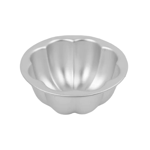 قالب كريم كراميل المنيوم وسط