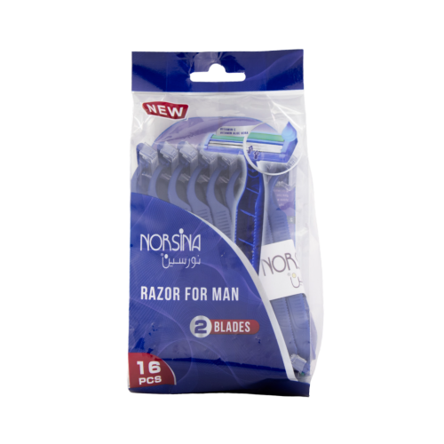 شفرات حلاقة نورسينا للرجال 2 شفرات -16 قطعة