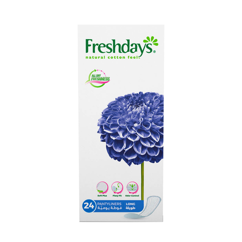 فريشدايز فوطة يومية بنعومة القطن الطبيعة - 24 حبة