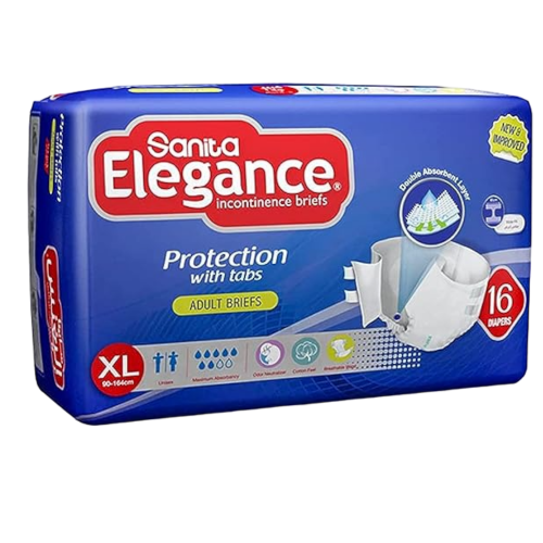 سانيتا اليغنس حفاضات للبالغين اكس لارج - 16 حبة
