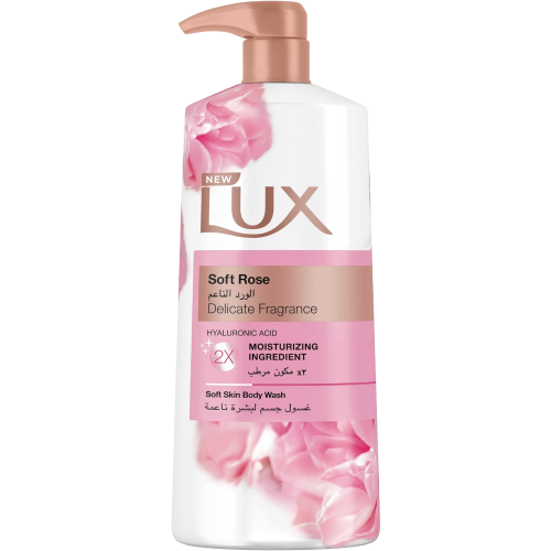 لوكس صابون سائل للاستحمام الورد الناعم - 700 مل