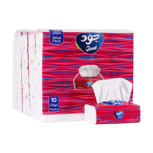 جود مناديل وجه 180 حبه - 10 علب