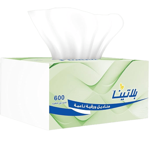 بلاتينا مناديل 600 حبة - 10 عبوات