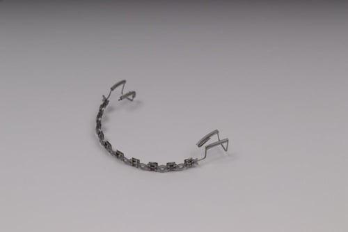 تقويم اسنان بدون غرا (فك واحد)