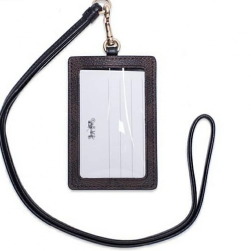 اي دي هولدر حامل بطاقة العمل من كوتش اسود وبني