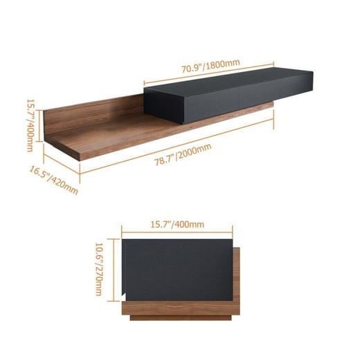 طاولة تلفاز بتصميم عصري انيق