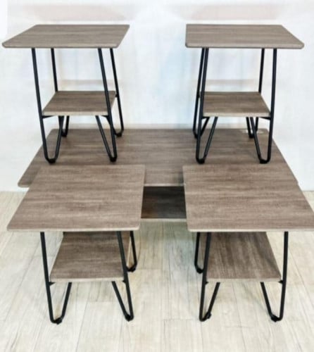 طقم طاولات خشبي دورين