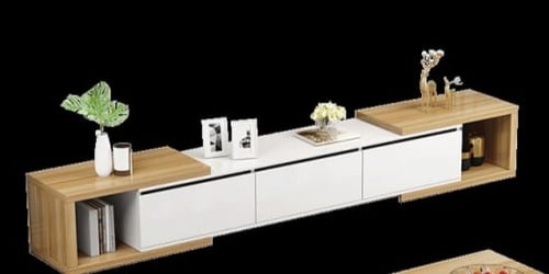 طقم طاولة تلفاز مع طاولة ضيافة