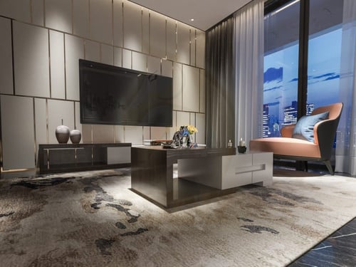 طقم مكتبة تلفاز