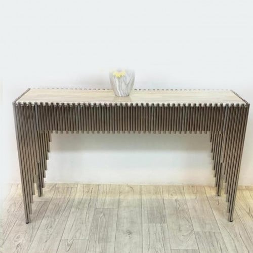 طاولة مدخل مميزة تشطيب رخامي