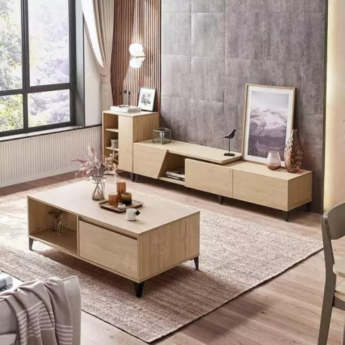 طقم طاولات تلفاز مميز وبسيط