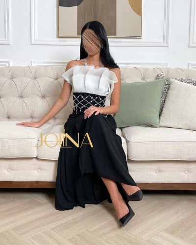 فستان اسود توب
