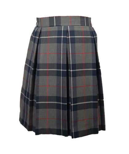 شورت \ تنورة رمادي كاروهات