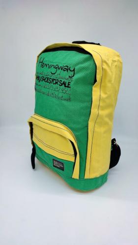Large cotton backpack for schools and universities, Soumer Comor