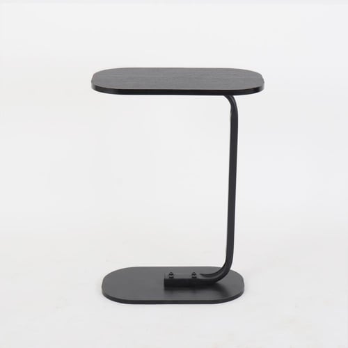 طاولة خدمة سطح خشب سوداء