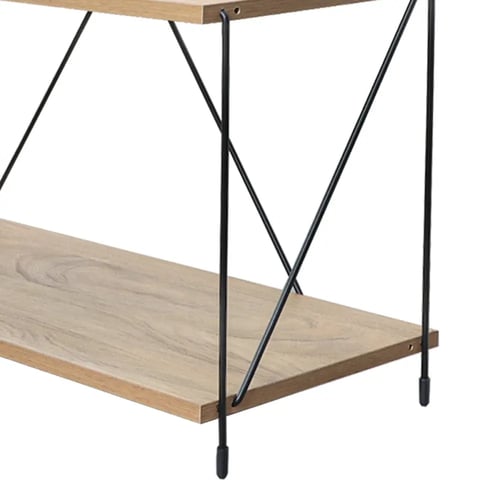 وحدة رفوف خشب ماليزي دورين متعددة الإستخدام خشبي