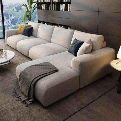 رويال | أريكة لوفت فاخرة على شكل حرف L - بيج - 85×...