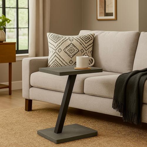 طاولة خدمة ميلان خشب - رمادي