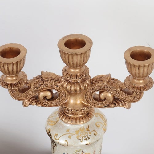 تحفه شمعدان سيراميك باللمسه الايطالية