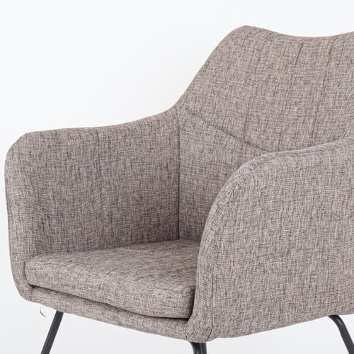 كرسي قماش - قواعد معدن تصميم مميز