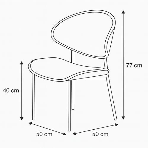 كرسي جلد بيج