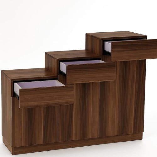 دولاب جزامه مدرج خشبي