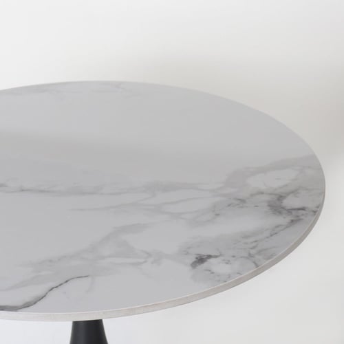 طاولة مفرد معدنية بسطح سيراميك