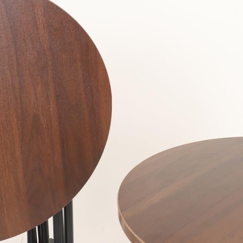 طقم طاولات ضيافة قابلة للطي بتصميم عملي وأنيق، بسط...