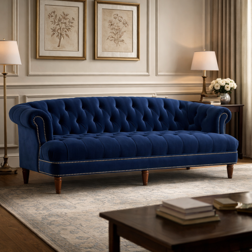 أريكة رويال إسنس إيز المخملية – 220×80×85 سم