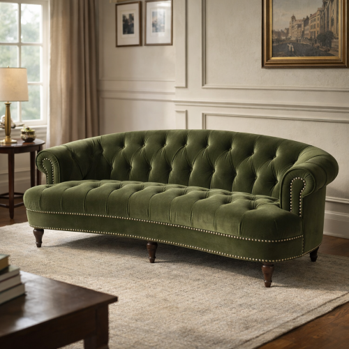 أريكة رويال إسنس إيز المخملية – 220×80×85 سم