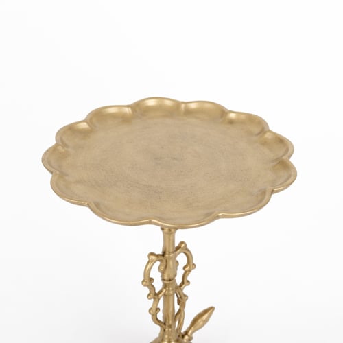 طاولة جانبية فنية بتصميم فاخر مستوحى من الطبيعة، ب...