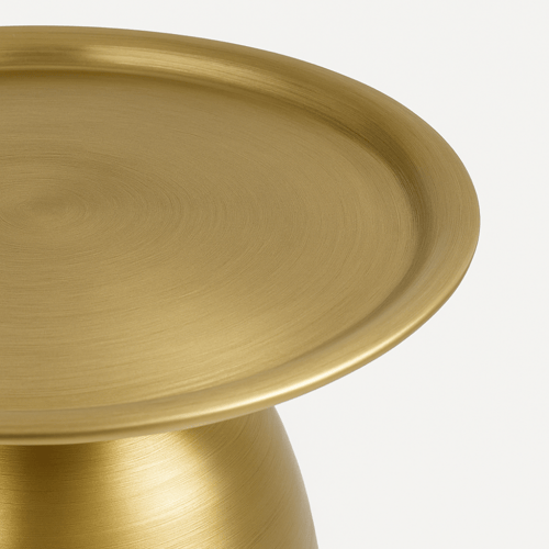 طاولة جانبية بتصميم عصري ولون ذهبي أنيق، تضيف لمسة...