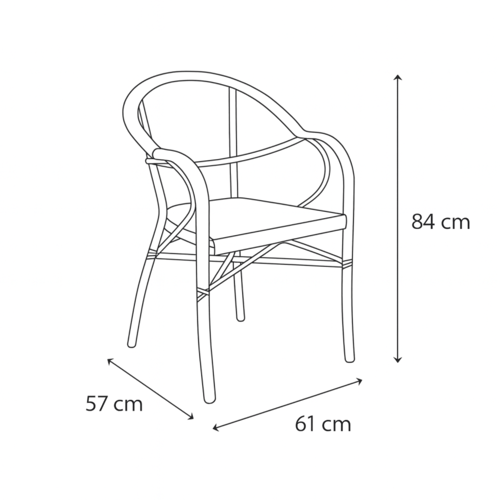 طقم طاولة مع كرسيين بتصميم أنيق ومتين، مثالي للجلس...