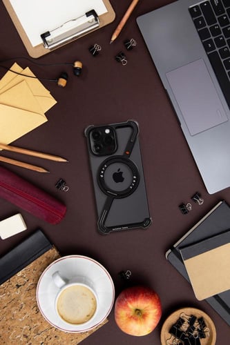 دارك - جراب Z مدعم من الجوانب بستاند ماق سيف لجهاز...