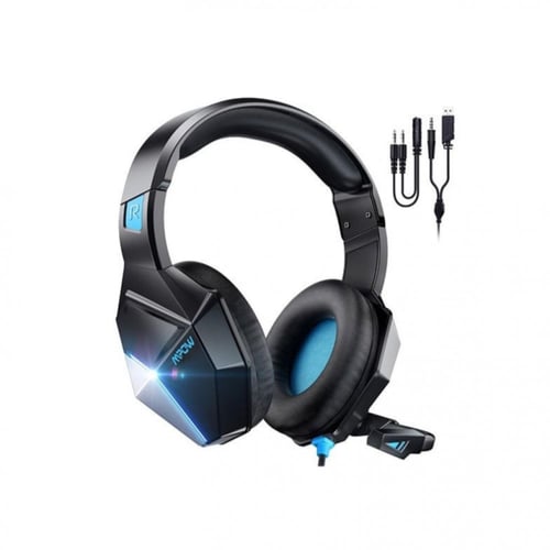 سماعة رأس جيما امباو EG10 سلكي - اسود ازرق
