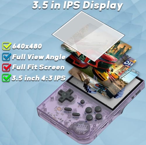 جهاز العاب RG35 الجديد اكثر من 7.000 لعبة