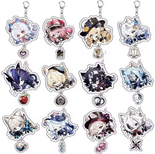 Genshin impact keychain ١ / ميداليات قنشن امباكت ١