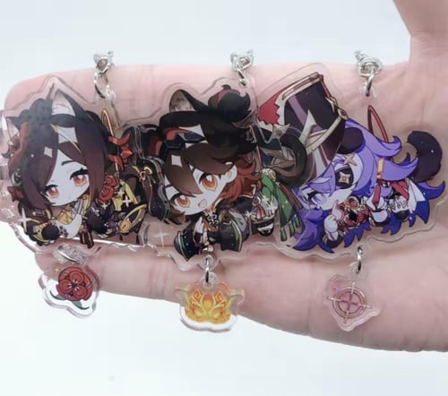 Genshin impact keychain 4 / ميداليات قنشن امباكت ر...